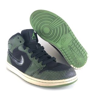 Air Jordan 1 Retro Chlorophyll Polka Dot Mens 13